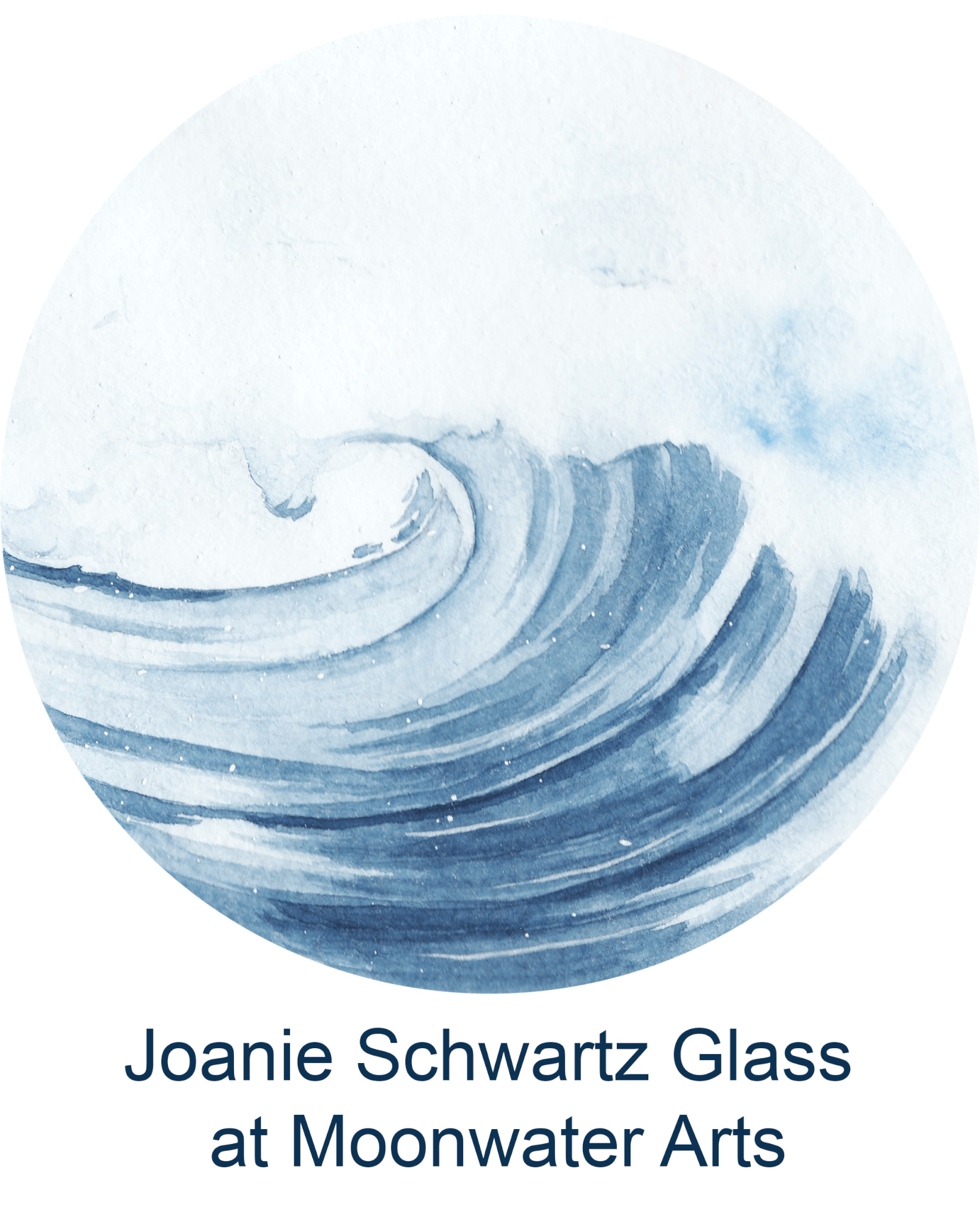 Joanie Schwartz Glass at Moonwater Arts